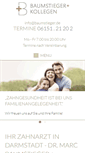Mobile Screenshot of baumstieger.de