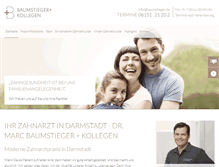 Tablet Screenshot of baumstieger.de